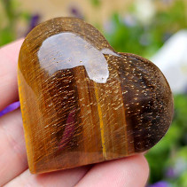 Tiger's eye heart extra from South Africa (56g)