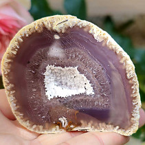 Agate geode with a socket 154g Brazil