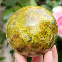 Koule zelený opál Ø71mm Madagaskar