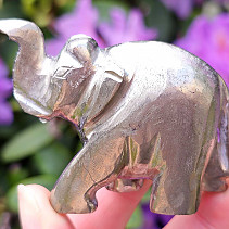 Pyrite elephant for luck from India 141g