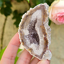 Interesting agate geode with a hollow 122g Brazil