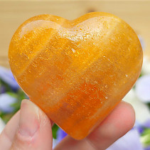 Orange heart calcite from Pakistan 100g