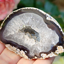 Agate geode with cavity 130g from Brazil
