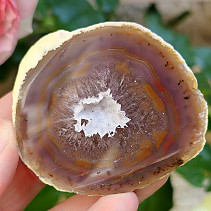 Natural agate geode with hollow 143g Brazil