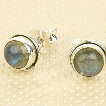 Labradorite earrings stones Ag 925/1000