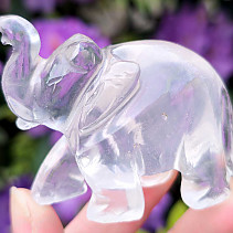 Lucky elephant crystal from India 81g