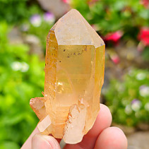 Tangerine crystal raw crystal from Brazil 58g