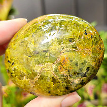 Polished stone green opal 156g Madagascar