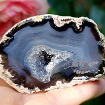 Agate geode with cavity 102g from Brazil