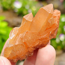 Tangerine křišťál drúza s krystaly 37g (Brazílie)