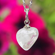 Pendant crystal mini heart 10 mm jewelry handle