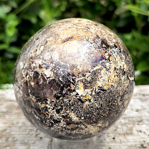 Smooth sphere dark opal Ø73mm from Madagascar