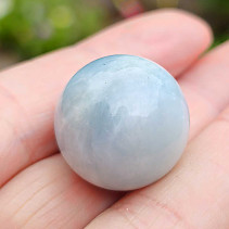 Aquamarine ball 21mm from Afghanistan (12.9g)
