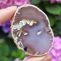 Light agate slice from Brazil 21g