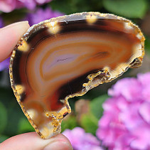 Brown agate slice from Brazil 21g