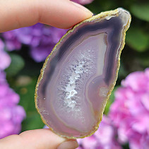 Light agate slice from Brazil 18g