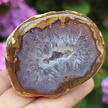Agate brown geode with cavity Brazil 183g