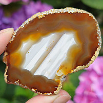 Agate brown slice from Brazil (23g)