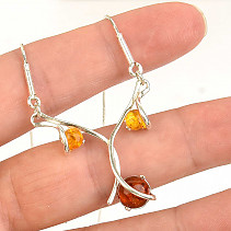 Amber necklace Ag 925/1000 42.5cm 5.6g