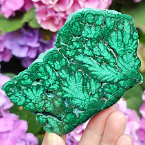 Malachite slice shiny Congo, Africa 276g