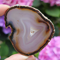 Light agate slice from Brazil 24g