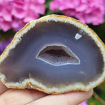 Geode gray agate with hollow Brazil 203g