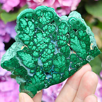 Malachite slice shiny Congo, Africa 199g