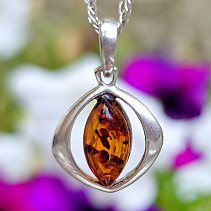 Amber pendant silver Ag 925/1000