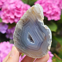 Geode gray agate with a hollow Brazil 167g