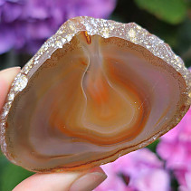 Brown agate slice from Brazil 26g