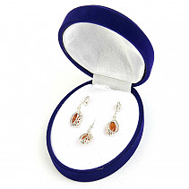 Gift set amber jewelry Ag 925/1000 3.5g