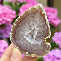 Agate brown geode with cavity Brazil 142g