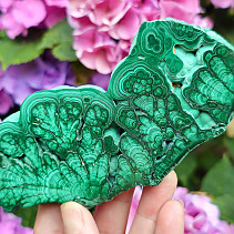 Malachite slice shiny Congo, Africa 211g