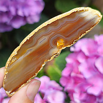 Light honey agate slice from Brazil (17g)