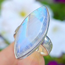 Moonstone ring Ag 925/1000 size 59 (10.2g)