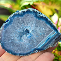 Agate geode turquoise 112g from Brazil