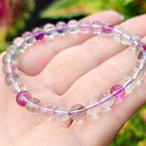 Bracelet fluorite balls 6mm