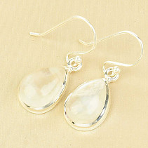 Moonstone Teardrop Earrings Ag 925/1000