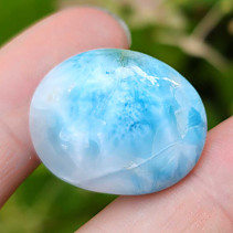 Larimar polished stone Dominican Republic 8.5g