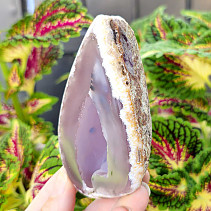 Gray agate geode with hollow 230g (Brazil)