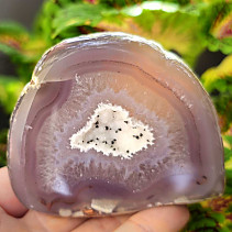 Geode gray agate with a hollow Brazil 214g