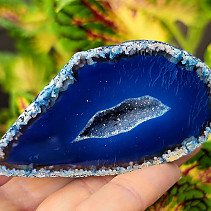 Agate geode turquoise 111g from Brazil