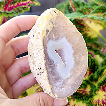 Agate geode with a hollow 227g from Brazil