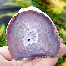 Gray agate geode with hollow 160g (Brazil)