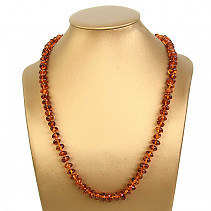 Amber necklace 58cm (18.2g)