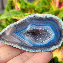 Agate geode turquoise 78g from Brazil