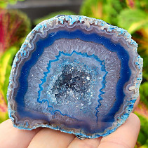 Agate geode turquoise 119g from Brazil