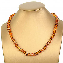 Amber necklace 50.5cm (14.1g)