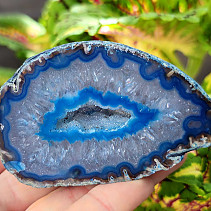 Agate geode turquoise 157g from Brazil