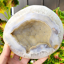 Agate geode (Brazil) 1393g